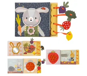 TAF TOYS Knížka s aktivitami Garden My 1st Busy Book / od 6 měsíců