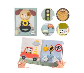 TAF TOYS Knížka s aktivitami Tiny Traveler Busy Book / od 18 měsíců