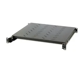 Intellinet výsuvná rack police černá / Rack police / 19" / 1U / nosnost 40 kg / hloubka 415-665 mm