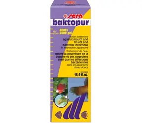 Sera Baktopur 500 ml / Léčivo pro akvarijní ryby / hniloba tlamy a ploutví / bakteriální infekce