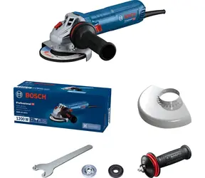 BOSCH GWS 12-125 S Professional modrá / Úhlová bruska / 125mm / 1200W / 11 000 ot/min / M14 / 2,2 kg