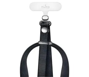Puro Move Lace Crossbody Strap černá / Popruh na telefon / dvojité uchycení
