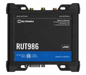 Teltonika RUT986 / Router industriální / WWAN 3G/LTE / Wi-Fi / 3x LAN
