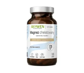 Biowen Chelátovaný hořčík bisglycinát / Doplněk stravy / 100 kapslí