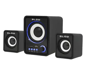 Blow PC reproduktory černá / Reproduktory / 2.1 / 3 W RMS / USB / 3.5mm Jack