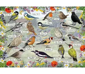 GIBSONS Puzzle RSPB: Šťastní ptáčci / 1000 dílků