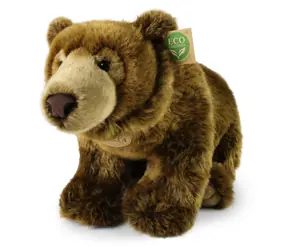 RAPPA Plyšový medvěd hnědý 47 cm / ECO-FRIENDLY / od 0 měsíců
