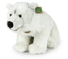 RAPPA Plyšový medvěd lední 47 cm / ECO-FRIENDLY / od 0 měsíců