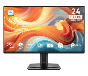 23.8" MSI PRO MP245 E14VL černá / Monitor / FHD / IPS / 144Hz / HDMI+VGA / VESA