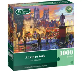 FALCON Puzzle Výlet do Yorku / 1000 dílků / od 15 let