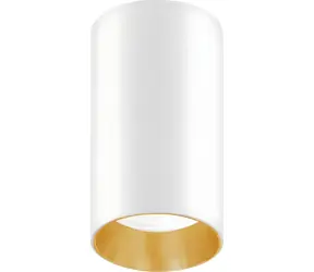 Maclean MCE458 W/G bílá/zlatá / Stropní bodové svítidlo / kulaté / hliníkové / GU10 / O 55x100 mm