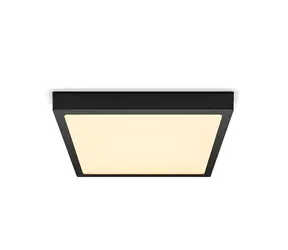 Philips Magneos černá / Přisazené LED svítidlo / 1x20W / 1900lm / 2700K / IP20 / hranaté 28,5cm