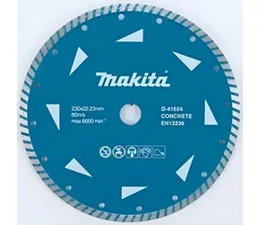 Makita Diamantový kotouč na beton 230x22,2 mm / Řezný kotouč / suché řezání / 6650 min?1