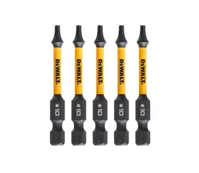 DeWalt Sada bitů T10 / Extreme Torx / 5 ks