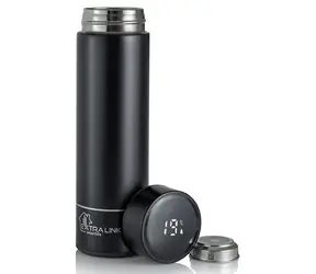 Extralink Smart Travel Mug černá / Chytrý termohrnek / 500 ml / LED displej