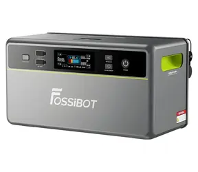Fossibot FBP1200 zelená / Nabíjecí stanice / 1200 W / 1958 Wh / LiFePO4 / MPPT solární regulátor