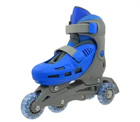 Rulyt Triskate Basic šedo-modrá / Dětské kolečkové brusle / vel. S (31-34) / 4 kolečka / nastavitelné