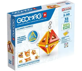 GEOMAG Magnetická stavebnice Classic Panels / 35 dílků / od 5 let