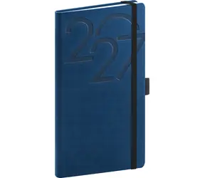 NOTIQUE Kapesní diář Ajax 2027 modrý / 9 x 15,5 cm