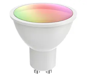 WOOX R9076 / Chytrá žárovka / GU10 / RGB+CCT / Wi-Fi / 400lm / 5,5W
