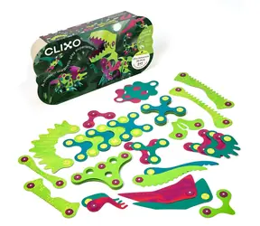 CLIXO Magnetická stavebnice Dino Adventure / 36 dílků / od 6 let