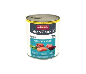 Animonda GranCarno Adult Losos, špenát / Konzerva pro psy / 800 g