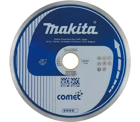 Makita Diamantový kotouč Comet Continuous 150x22,2 mm / Řezný kotouč / Keramika, porcelán / Suché i mokré řezání