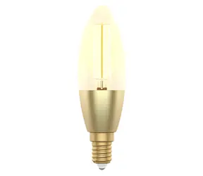 Woox R5141 Smart Filament Candle E14 / Chytrá LED žárovka / C37 / 4,9W / 470 lm / 2700-6500K / Wi-Fi