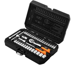 NEO TOOLS Sada nástrčných klíčů 1/4" / 38 dílů / Ráčna 72T / CrV ocel