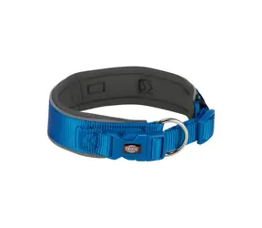 TRIXIE Obojek Premium extra široký královská modrá/grafit / XS-S / 27-35 cm / 25 mm