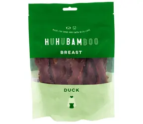 HUHUBAMBOO Pamlsky kachní prsa / Pro psy / 250 g