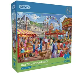 GIBSONS Puzzle Promenáda v Hastings XL / 500 dílků