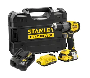 Stanley V20 SFMCD726D2T / Aku vrtačka / 18V / 500-2000 ot-min / 80 Nm / 2x 2.0 Ah PRO-STACK