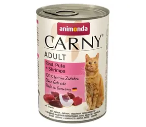 Animonda Carny Adult hovězí, krůta, krevety / Konzerva pro kočky / 400 g