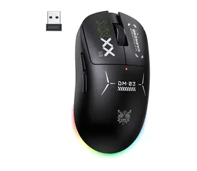 ONIKUMA DM03 černá / Herní myš / RGB / bezdrátová 2,4 GHz / 24 000 DPI / 1000 Hz