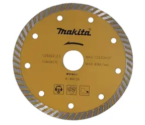 Makita Diamantový řezný kotouč na beton 125 mm / Řezný kotouč / O 125x22,2 mm / suché řezání