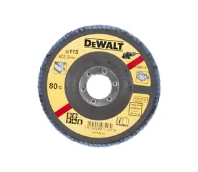 DEWALT Lamelový brusný kotouč / P80 / 115 mm / Typ 29