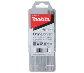 Makita sada vrtáků OmniBohrer / Sada vrtáků / 12 ks / dřevo, cihla, beton / průměr 4-10 mm