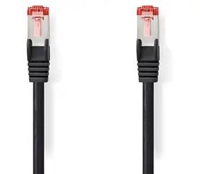 Nedis CAT6 S/FTP 0.25m černá / Patch kabel / RJ45-RJ45 / LSZH