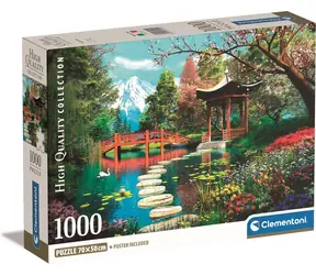 CLEMENTONI Puzzle Zahrada Fuji / 1000 dílků / od 18 let