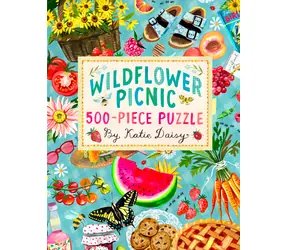 CHRONICLE BOOKS Puzzle Piknik s lučními květy / 500 dílků / 61 × 39,5 cm