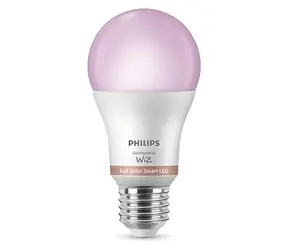 Philips Smart E27 A60 12,5W / Chytrá LED žárovka / RGBW / 1521 lm / 2200 - 6500 k / stmívatelná