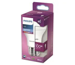 Philips LED žárovka A60 100W E27 / Energetická třída E