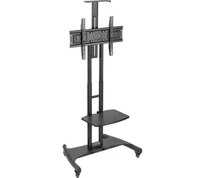 Art S-12 černá / Mobilní stojan pro TV / 32-70" / VESA 600x400 / do 45 kg