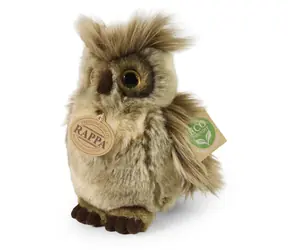 RAPPA Plyšový výr virginský 18 cm / ECO-FRIENDLY / od 0 měsíců