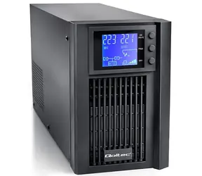 Qoltec Uninterruptible Power Supply / UPS / 1kVA / 800W / AVR / LCD / čistý sinus