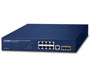 Planet GS-4210-8T2S / Switch / L2 / 8x 1Gb RJ-45 / 2x 1Gb SFP / QoS