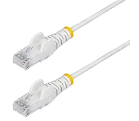 StarTech CAT6 Slim bílá / Patch kabel / RJ-45 / 1,5 m / PoE