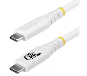 StarTech USB4 bílá / Kabel USB-C / 2 m / 20 Gb/s / 4K120Hz / DP1.4 / 240 W