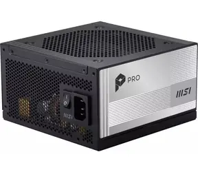 MSI PRO A850PL PCIE5 / Zdroj / 850W / ATX3.1 / 80PLUS Platinum / modulární kabeláž
